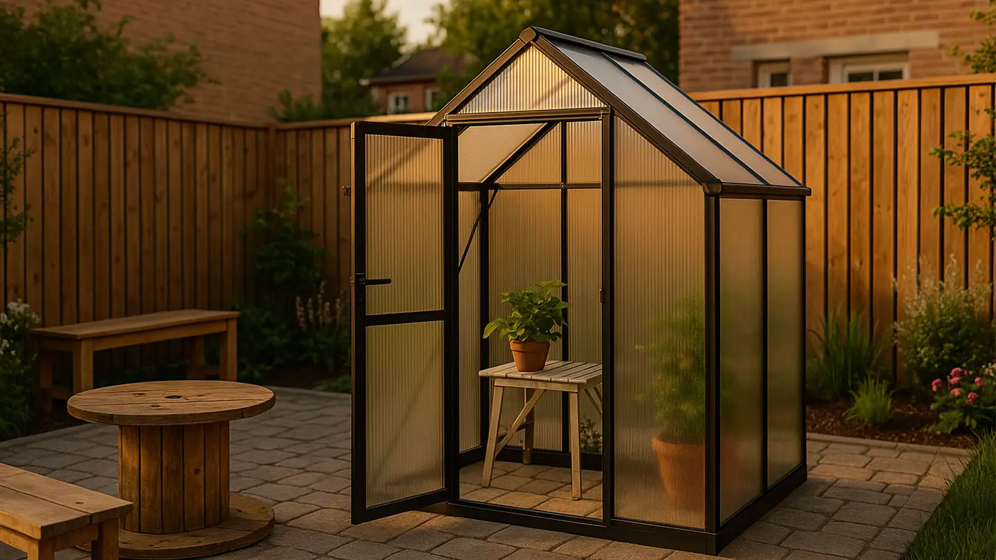 Serra da giardino 5-10 m²
