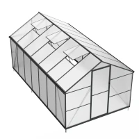 Essential Greenhouse Black 422 cm &ndash; Polycarbonate