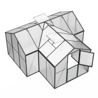 T-Shaped Greenhouse Premium Black &ndash; Polycarbonate