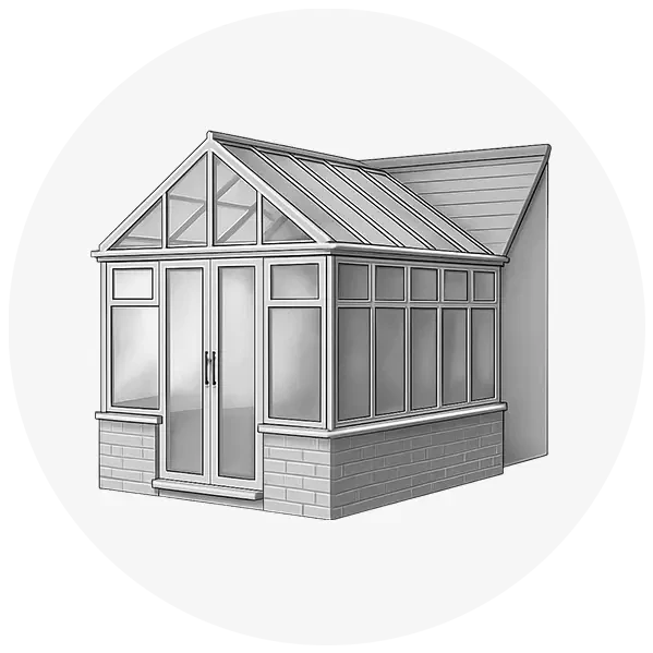 /images/87566/garden_canopy_icon.webp Grey icon with a drawing of a conservatory